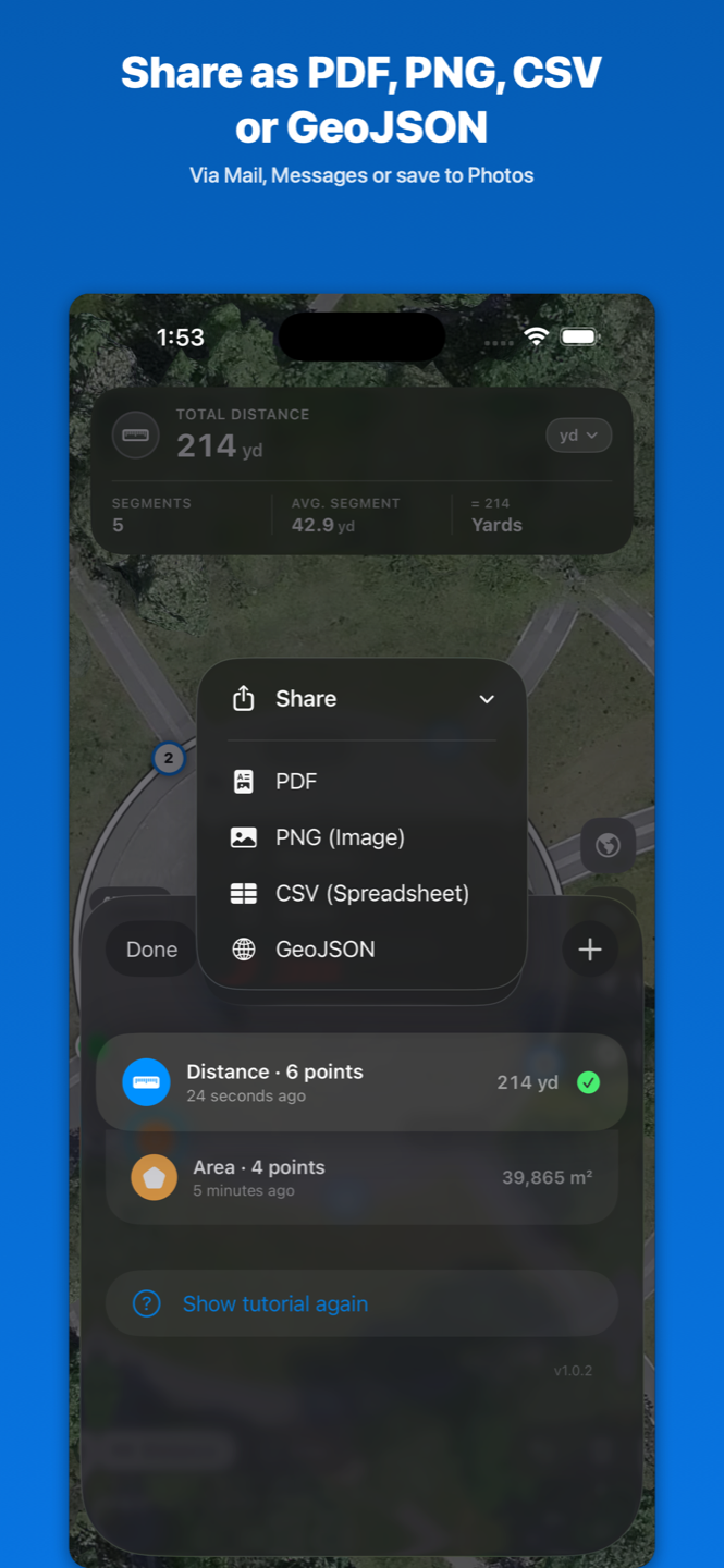 Map Measure — Measure land, area & distance on Apple Satellite maps